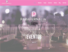 Tablet Screenshot of parafernaliamkt.com